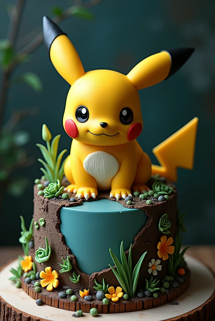 SIMPLE POKEMONE CAKE FOR MEN