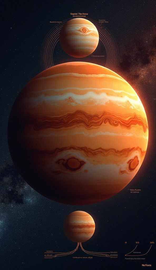 Venus, Earth’s Mysterious Twin": Illustrate Venus alongside Earth in a cosmic comparison. Emphasize the similarities in size but highlight Venus’ unique retrograde and slow rotation. The image can feature timelines or planetary arcs to show how Venus’ day outlasts its year, with visual cues explaining the backward sunrise and sunset on Venus.