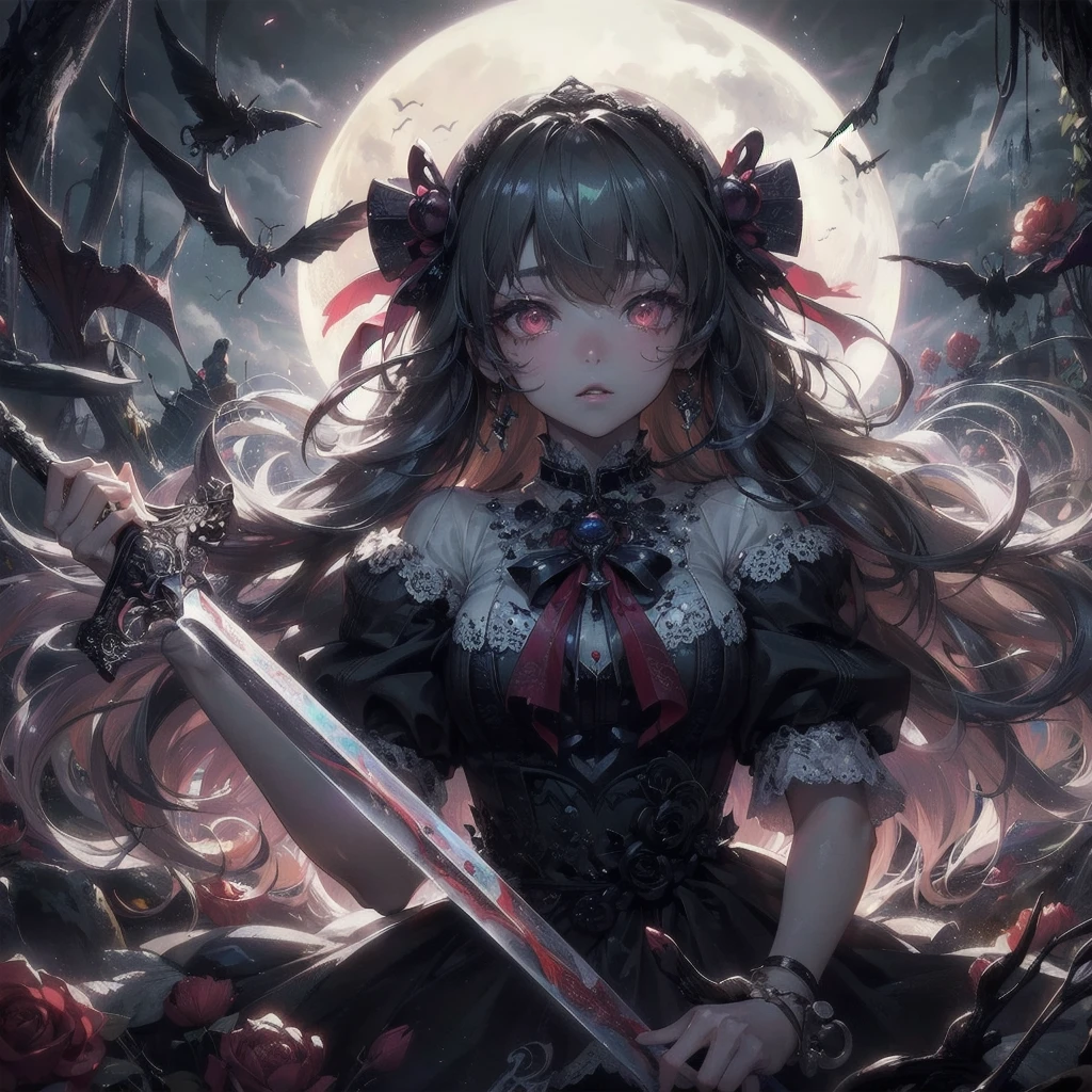 masterpiece, (textured skin), best quality, gorgeous beautiful, (a beautiful girl,praying mantis,),scarry、,detailed clothes,large breasts,narrow waist,, (beautiful face), cinematic lighting, (fantasy anime art ),