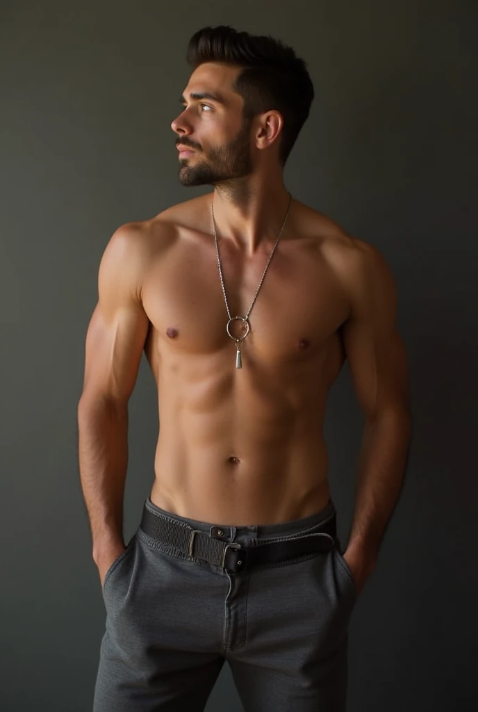 Handsome guy shows his dick