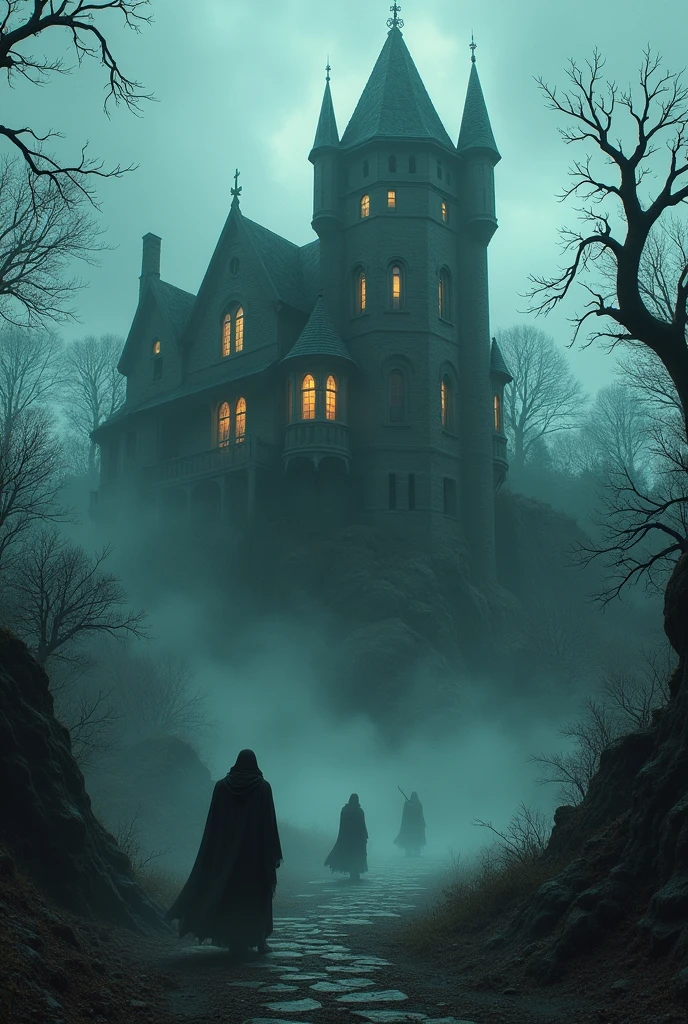 A big haunted house