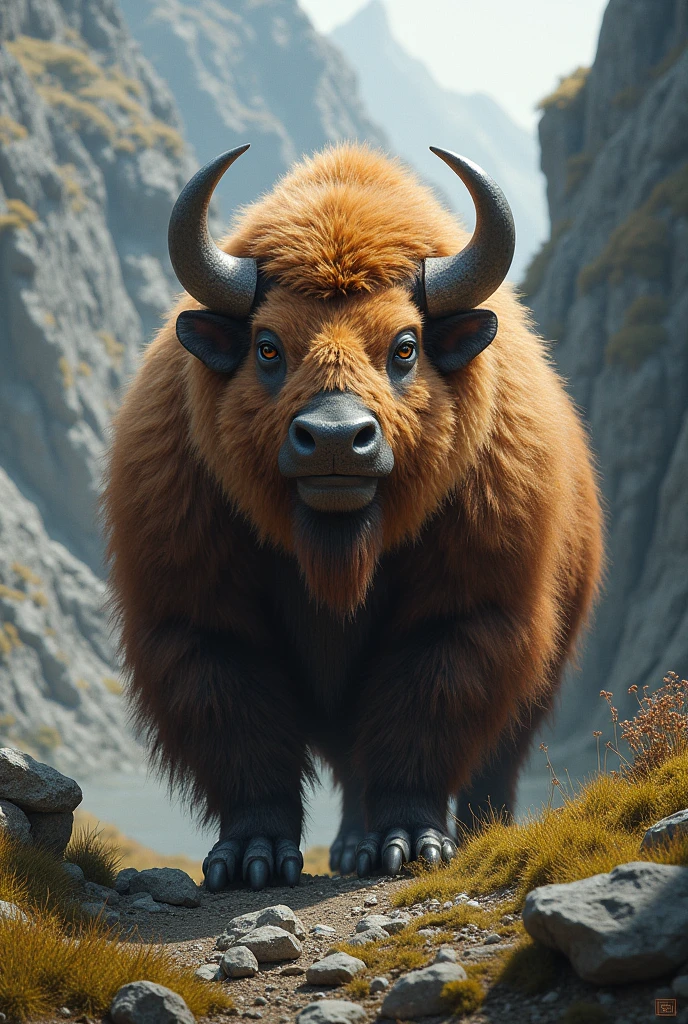 Wombat mixed with bison