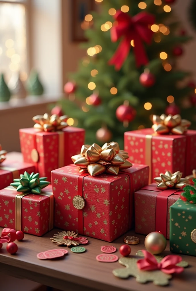 IMAGE OF GIFTS AND RAFFLES FOR CHRISTMAS