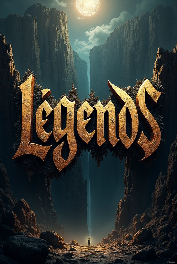 Create a TYPOGRAPHY of the word "Legends"