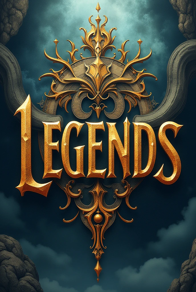 Create a TYPOGRAPHY of the word "Legends"