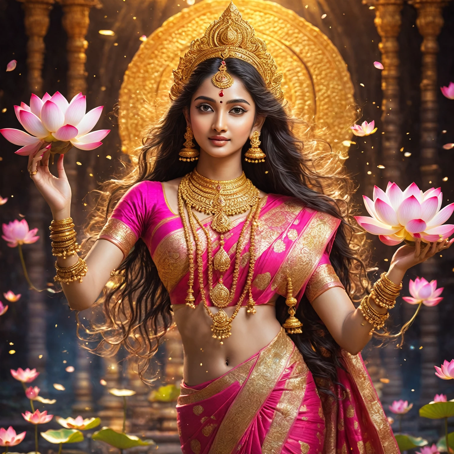 Indian god cute Lakshmi ji of sighting years old