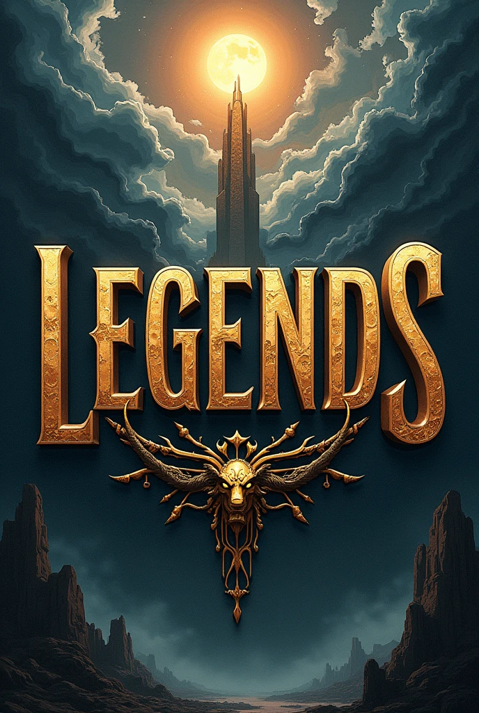 Create a TYPOGRAPHY of the word "Legends"
