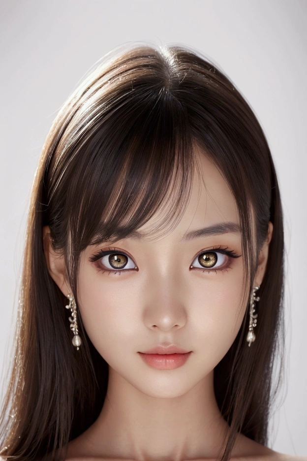 a beautiful young half japanese half scandinavian girl,large expressive eyes,beautiful detailed eyes,charming eyes,extremely detailed and beautiful face,charming smile,flawless transparent skin,masterpiece,high resolution,photorealistic,extremely detailed,detailed description,vivid colors,studio lighting,physically-based rendering,intricate detail
