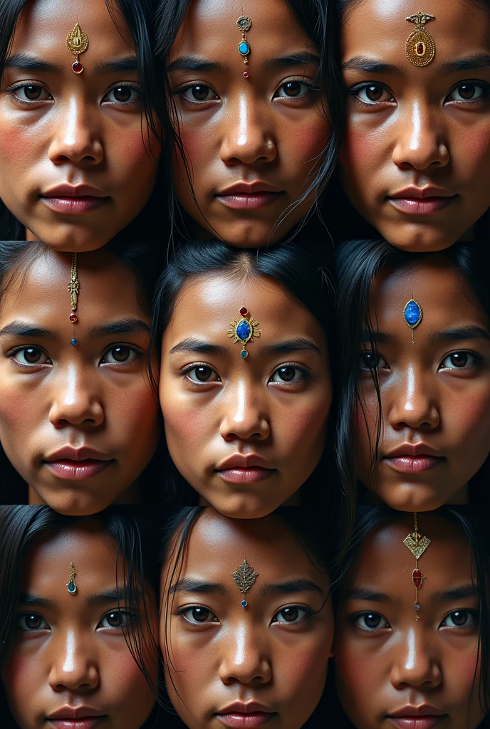 Northeast indian faces