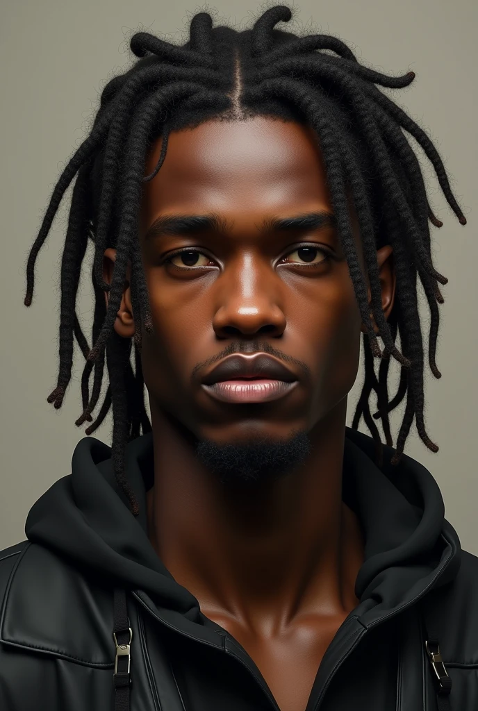 Picture of a black man with dreads 