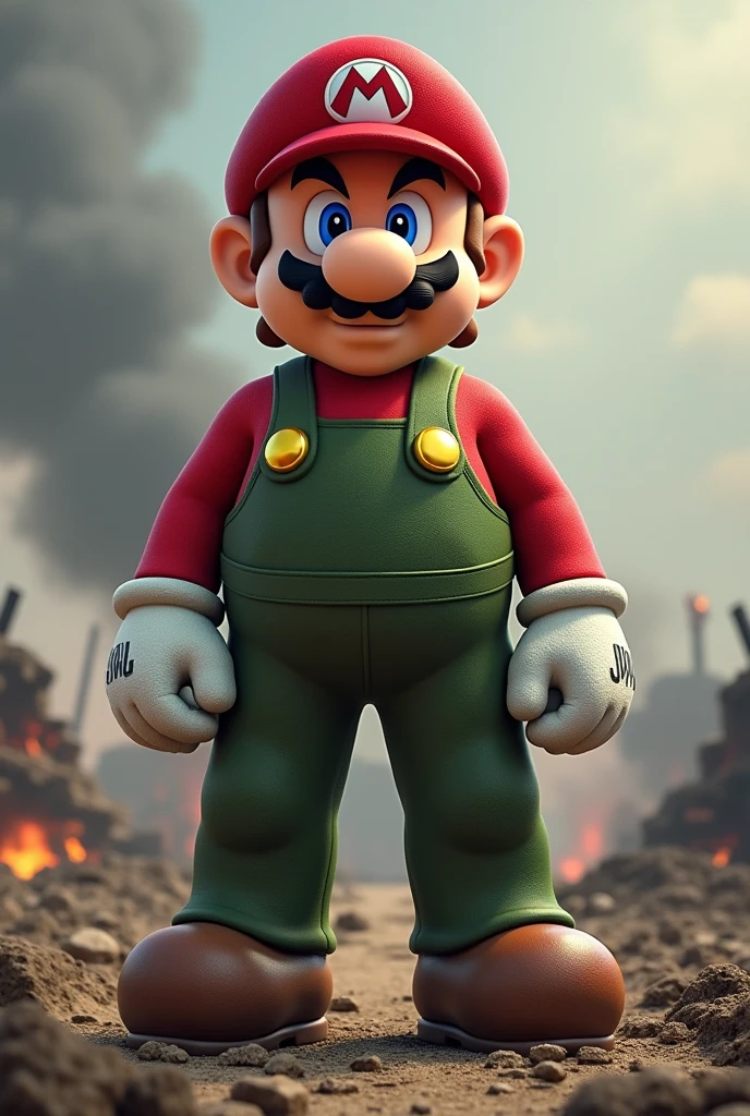 Mario in the army
