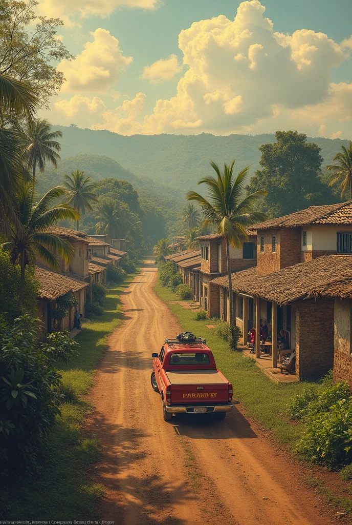 Generate photos of Paraguay from 1890 to 1980, take 5 photos for me