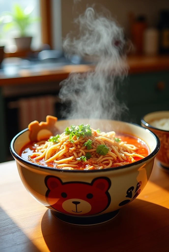 Bear々noodles home cooking Tantanmen photograph Extremely spicy