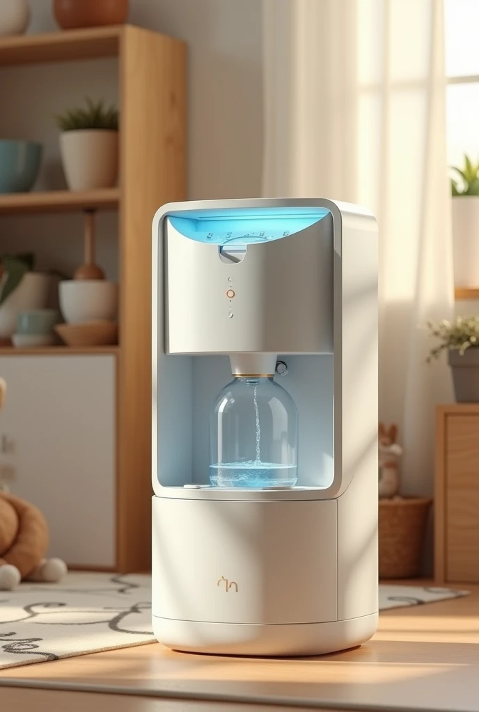 Water purifier for a room with kids 