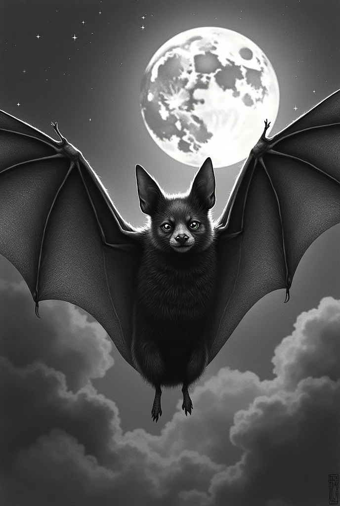 bat drawing