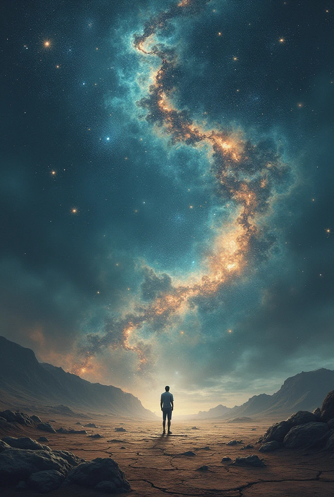 A picture on the topic climate change,heritage and universe for art competition