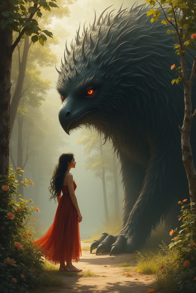 Thus, Lilith is encouraged to look for a solution, where you have the idea of talking to a close friend, needing an opinion on whether to confront the manticore once and for all.

however, She gets a bucket of cold water when she hears her friend&#39;s opinion:

- Lilith, don&#39;t get me wrong, I understand your crazy dream of being a heroine or something like that., but these things only happen in stories, In real life men must protect society, is what Athena would think. 

-I suppose so... It is, You're right.

Lilith spent the next two weeks focused on her household chores., completely forgetting the idea of going after the monster that was killing more and more, until everything changed one morning. 
