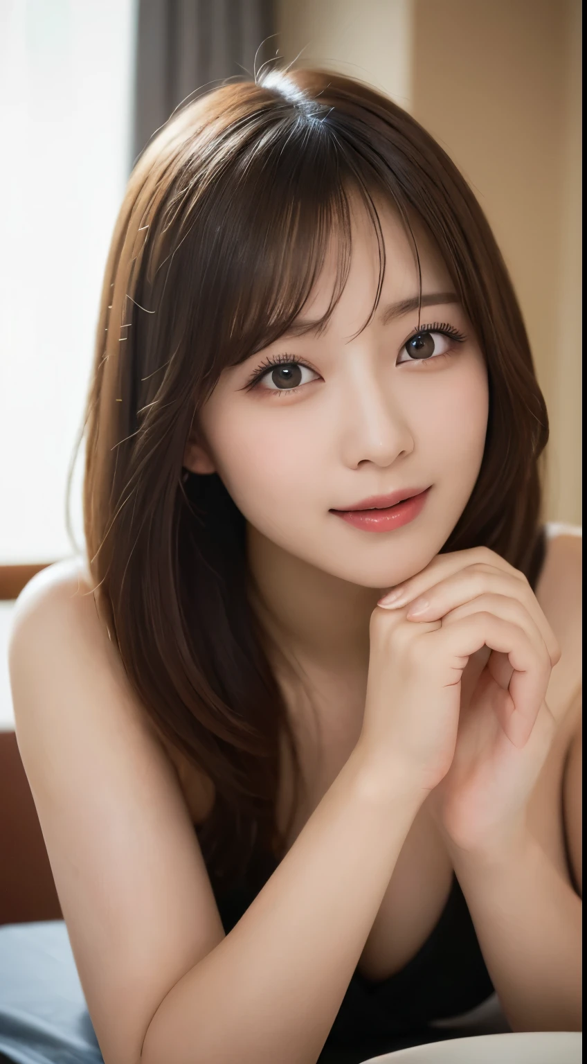 Tabletop, Highest quality, shape, Very detailed, In detail, High resolution, 8k wallpaper, Perfect dynamic composition, Beautiful details , Hotel(but), Sexy Face,Ecstatic expression,The face at the peak of sexual arousal,Face excited by sex