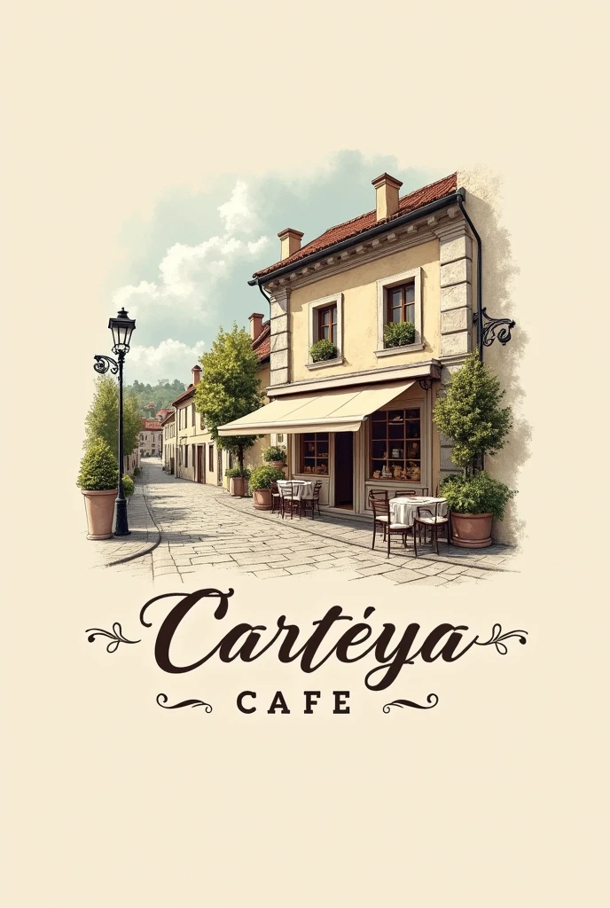 logo,cafe,Vintage style,European style