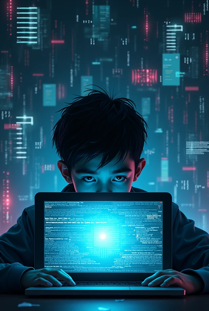 A digital poster about Cyber bullying