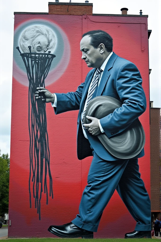 A mural against abortion
