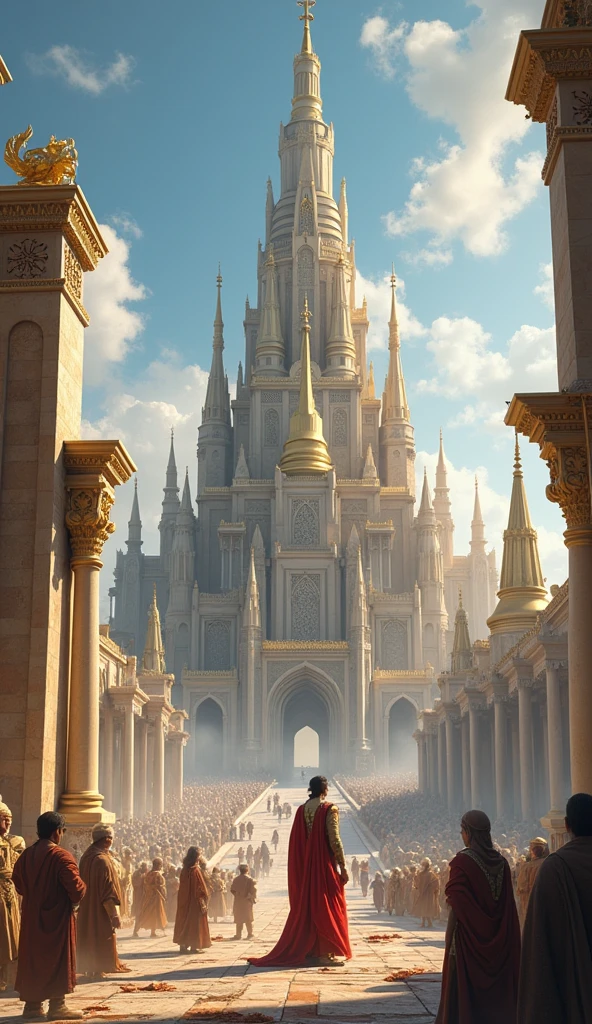 A king's son making big tample