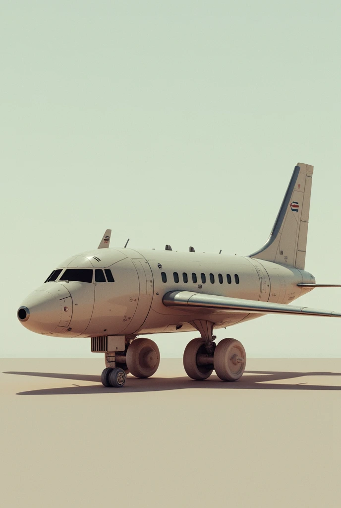 Plane with penis wheels