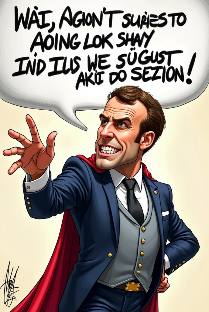 EMMANUEL macron arogant en roi dit dans une bulle : "Allez vous faire foutre le RN et le NFP"