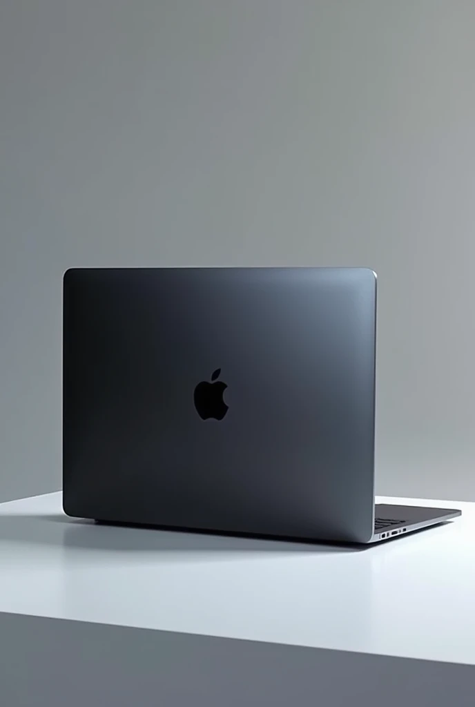 create Macbook 15 pro width left side with dark colors gradient