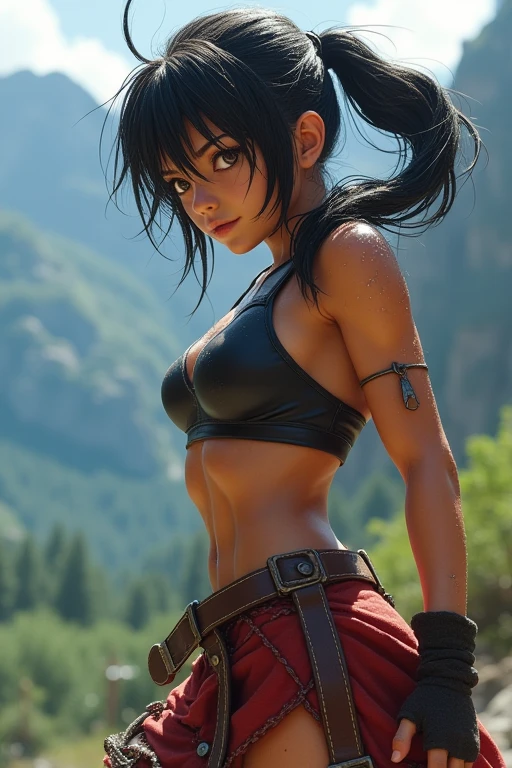 ff7,Yuffie,Highest quality,Armpit,Sweat