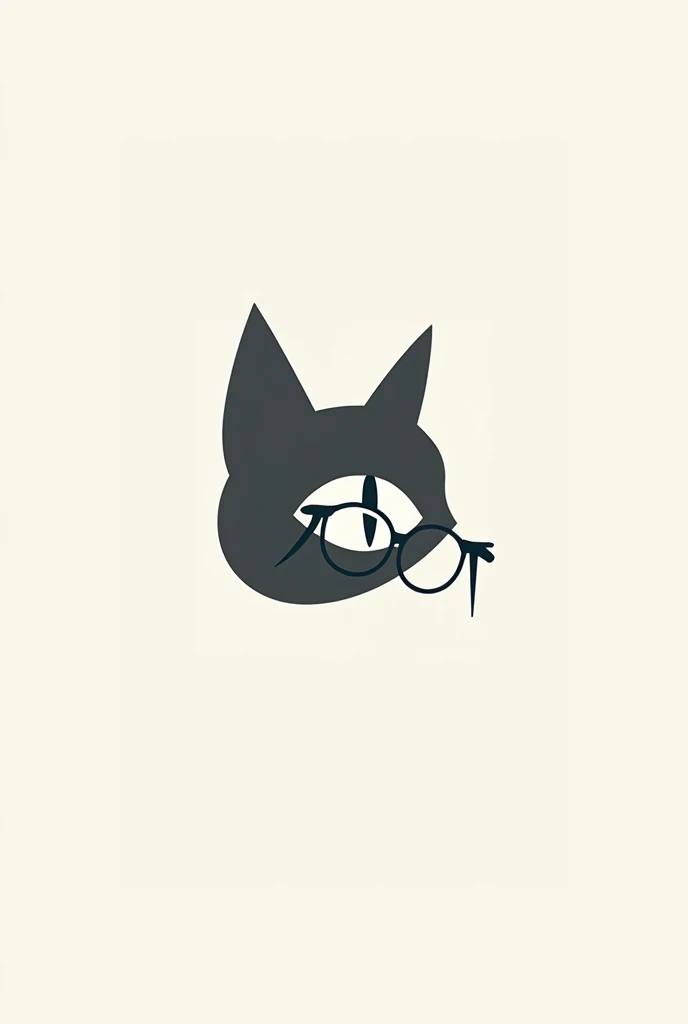 Un logo magasin d’optique, le nom du magasin s’appelle les yeux d’cha, le logo du magasin dois être simple et efficace le mélange entre un œil de chat et des lunette
