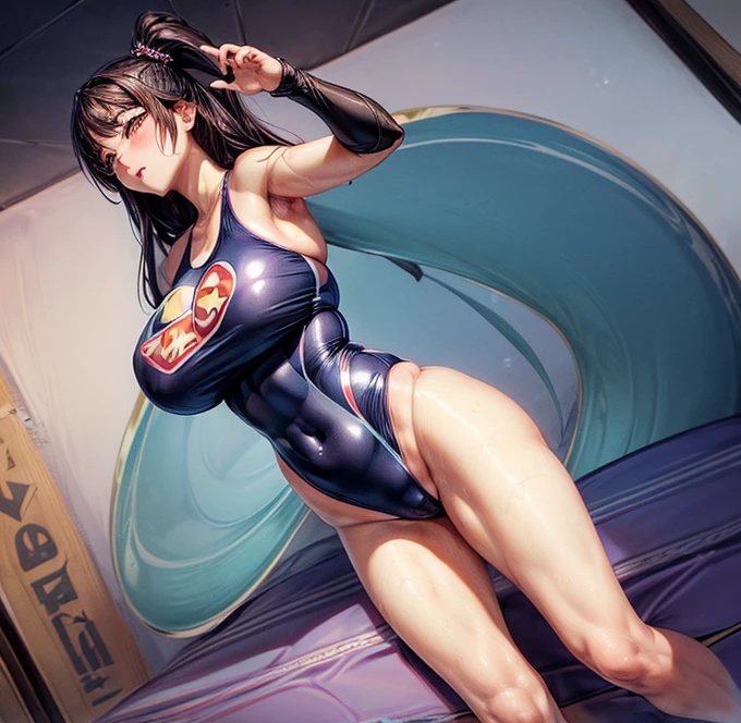 Ultra HD、Ultra high definition、Noise Reduction、perfection、Image quality adjustment、Balance Changes、Optimal Lighting、Minor corrections、Detail Correction、((Four gravure idols:1.5))、((Super sexy super high leg swimsuit:1.5)),Thighs and body are visible,Body facing the camera,I stretched out my arms,彼女はperfectionです, Incredibly large breasts,Incredibly large and firm breasts,、Camel Toe、great tit、Nipple puffs、Cleavage、Plump、Super big breasts、Super big ass、Bubble butt、、((pose partially visible vulva))