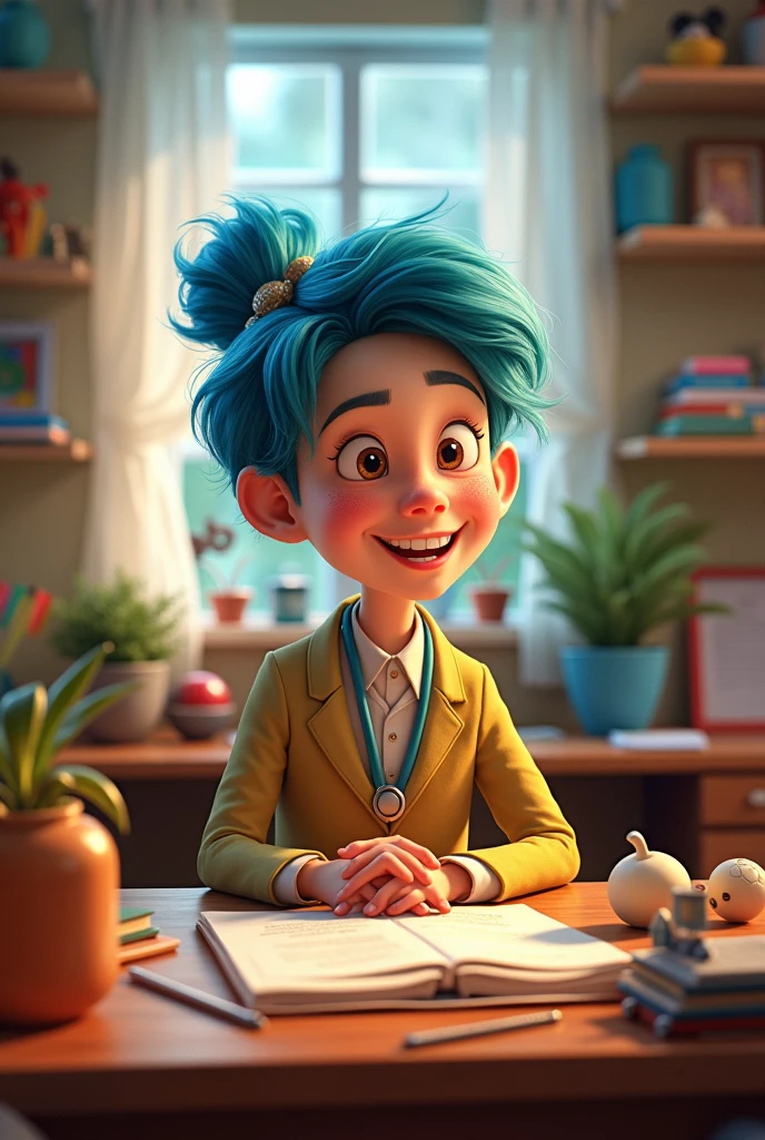 Get inspired by Disney Pixar characters and create a psychologist.