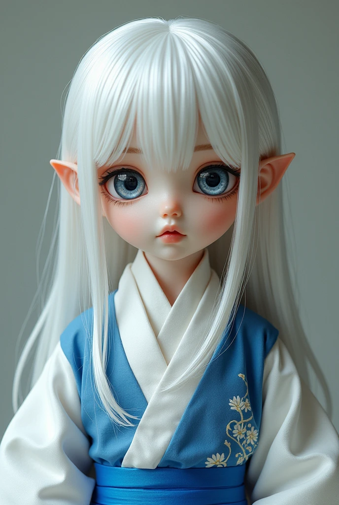 Create a profile picture doll image without profile picture dressed as Santoro Gojo