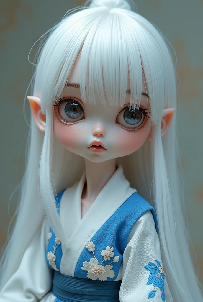 Create a profile picture doll image without profile picture dressed as Santoro Gojo