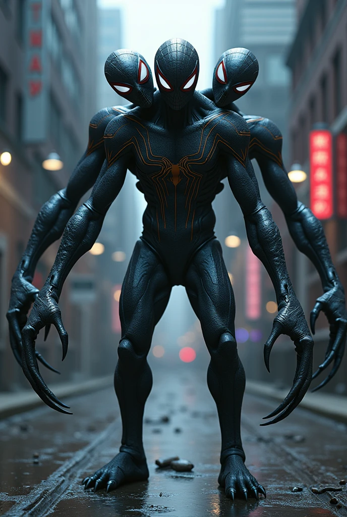 hình ảnh thực tế, spider man, 3 heads 6 arms