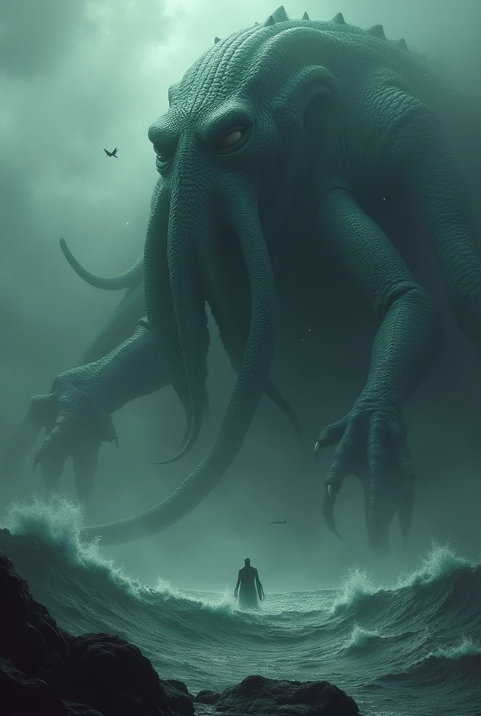 Giant and terrifying Cthulhu