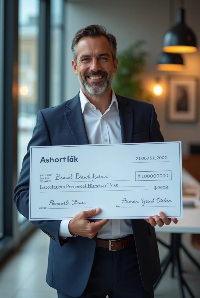 A guy is getting a lot of money from a brand