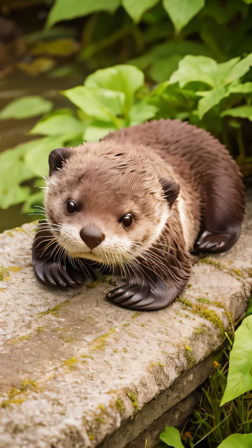 A cute otter named chupa