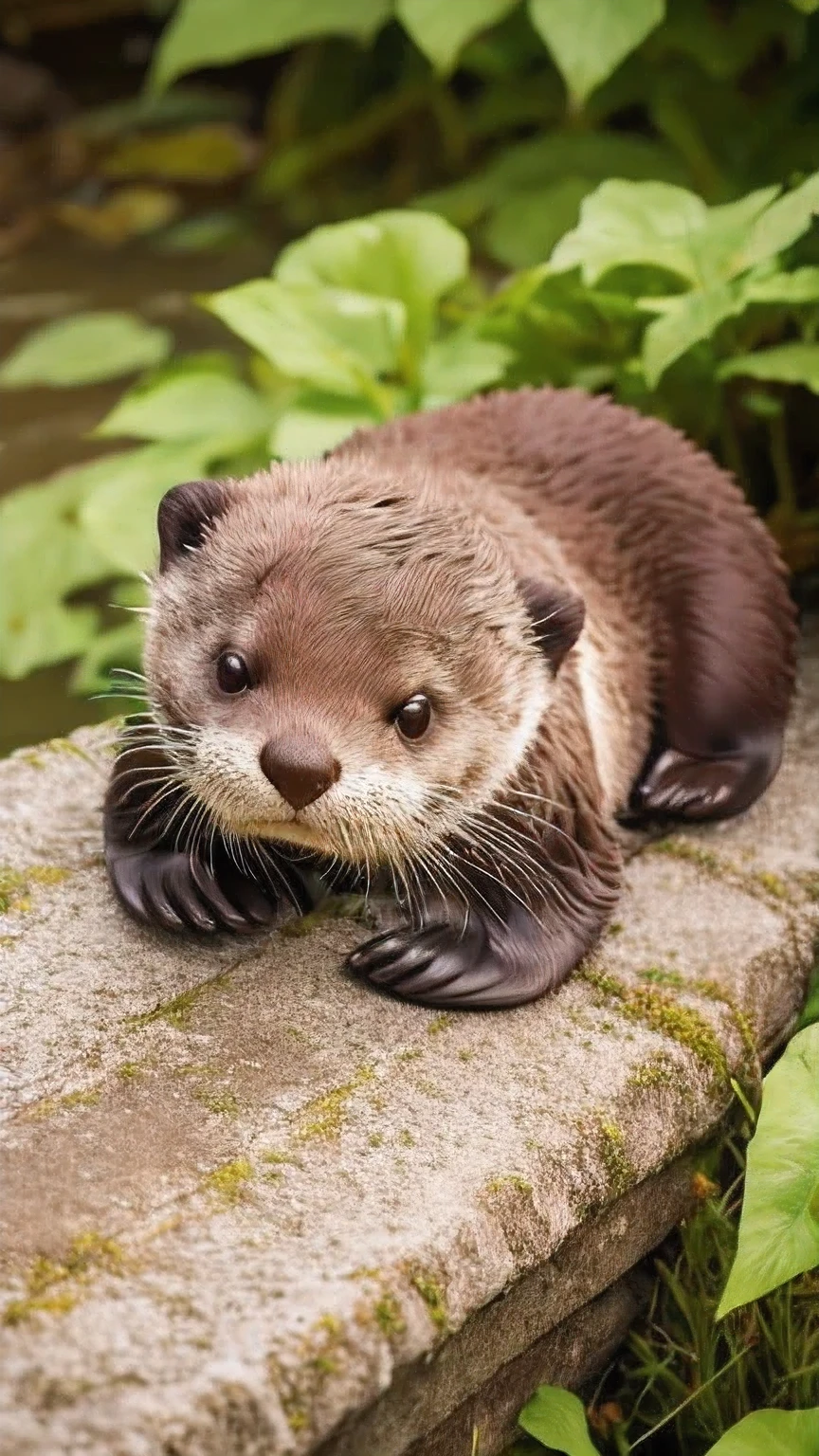 A cute otter named chupa