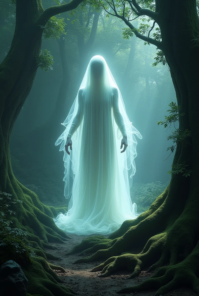 A ghost in the forest