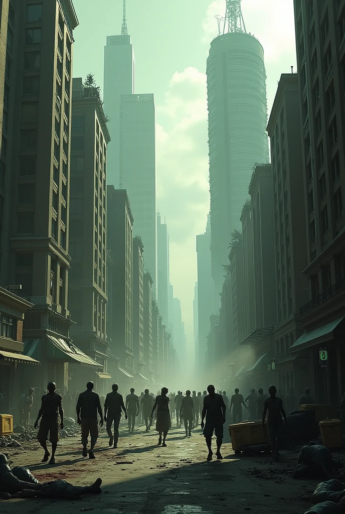 a zombie city