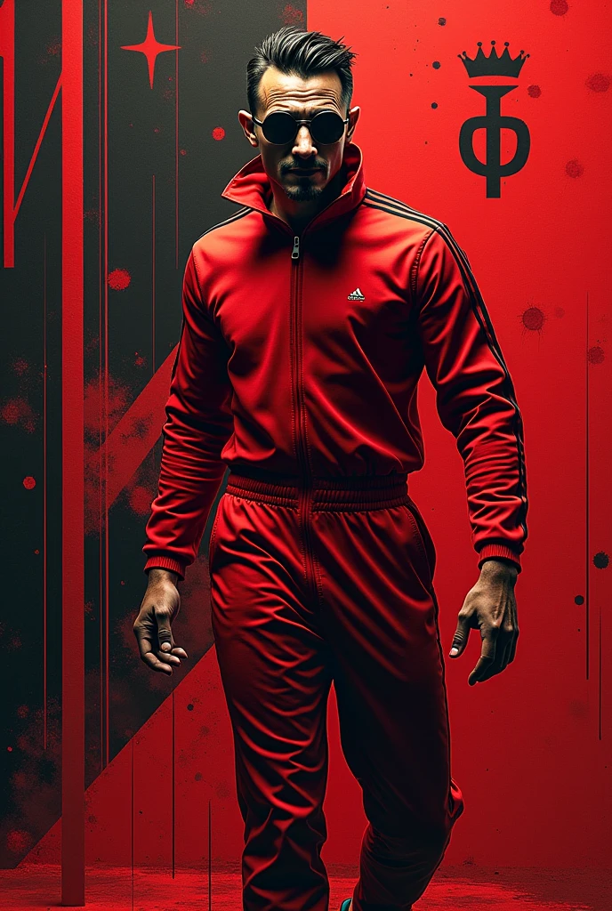 I want a background design for my sportsweek event poster name like money heist it should be just a background