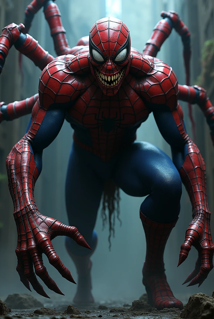 hình ảnh thực tế, quái vật spider man, still wearing his signature red armor