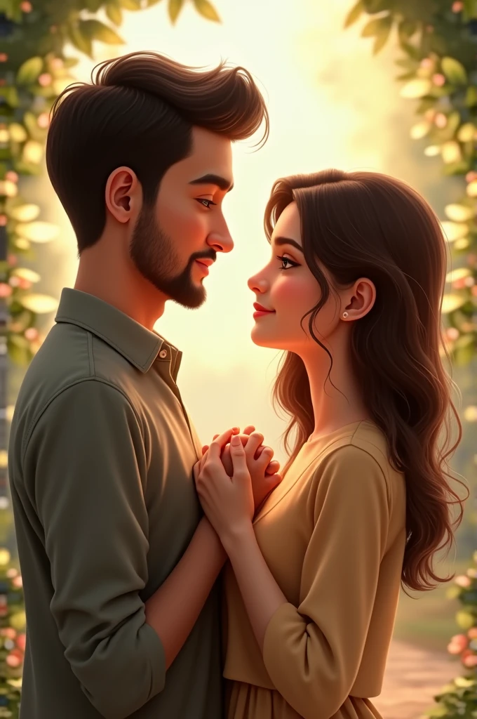 I want an couple pic with names laiba and Muhammad 