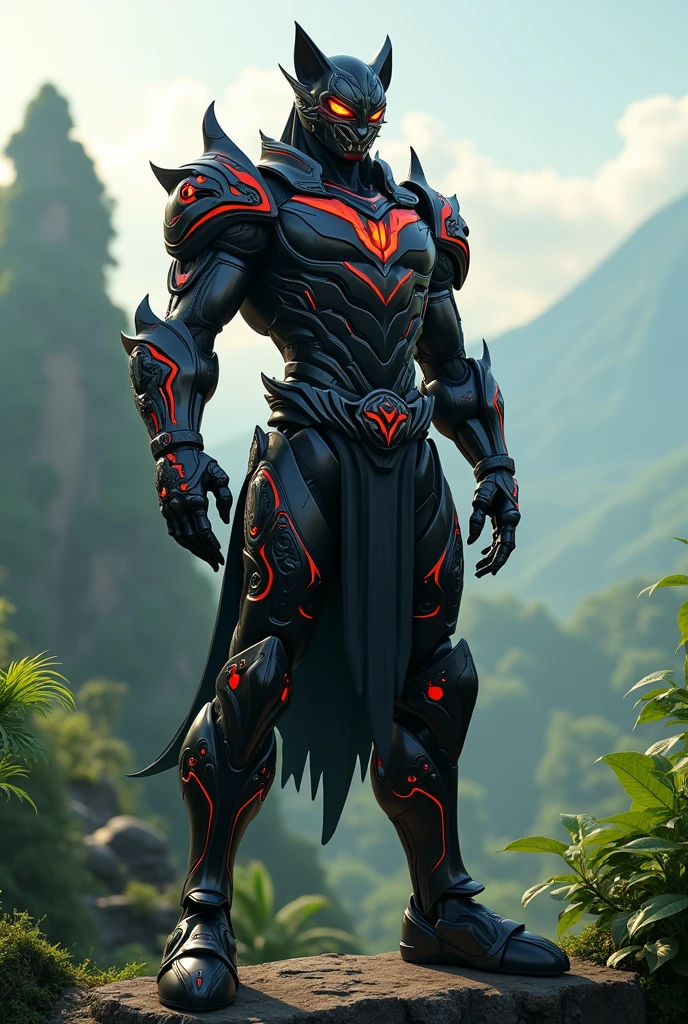 A Villain looks Kamen Rider with puma reference from Bali