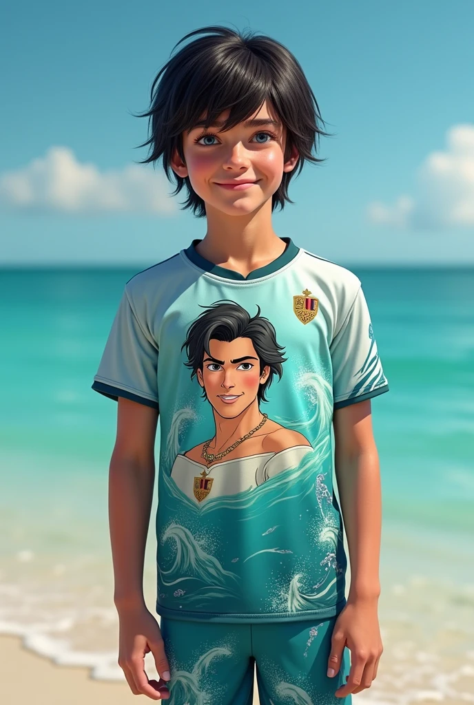 CREATE A COMPLETE OLYMPICS UNIFORM FOR BOYS WITH PRINCE ERIC'S IMAGE