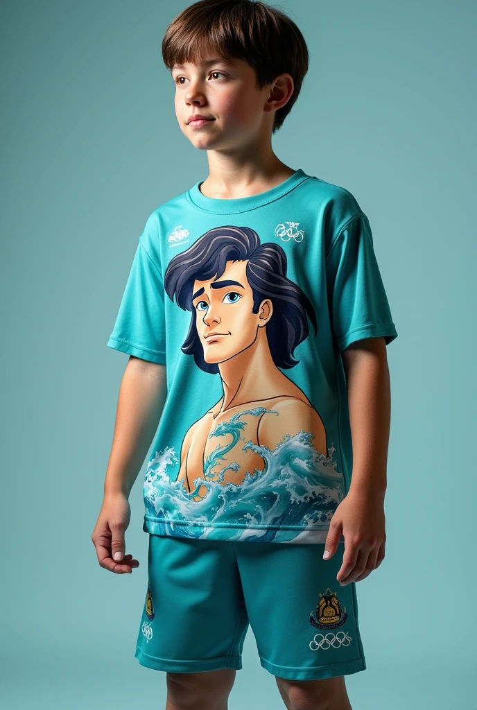 CREATE A COMPLETE OLYMPICS UNIFORM FOR BOYS WITH PRINCE ERIC&#39;S IMAGE 