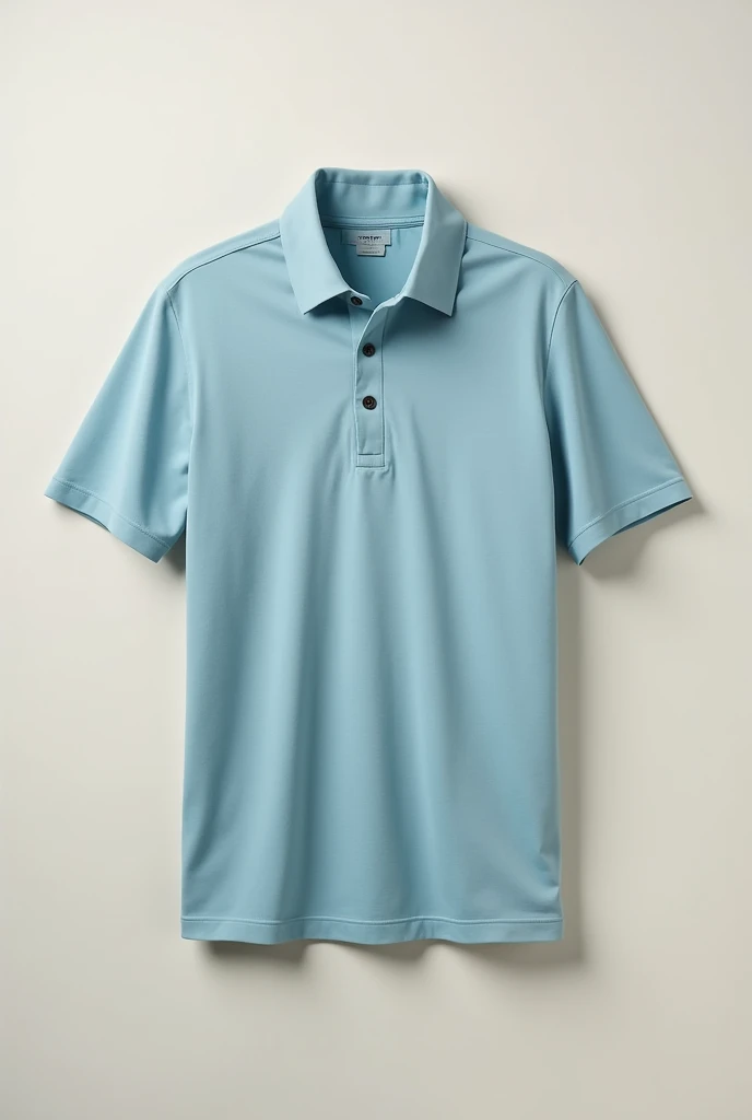 Make me a basic polo shirt with no green logos on the front and back