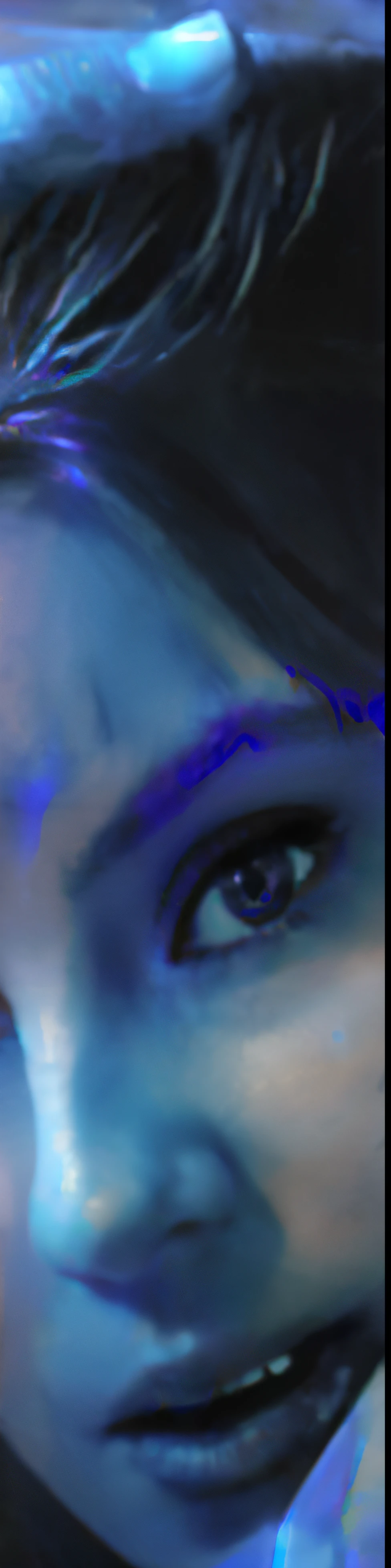 masterpiece, best quality, (extremely detailed CG unity 8k wallpaper), (best quality), (best illustration), (best shadow), absurdres, realistic extremely_dark_blue lighting,realistic dark blue lighting,8 k sensual extremely_dark blue lighting,extremely_dark blue and cinematic lighting, volumetric extremely_dark blue dramatic lighting, cinematic extremely_dark blue lighting, cinematic volumentric extremely_dark blue lighting, (Abyss), beautiful detailed dark blue glow, art by PeterMohrBacher.STOP.Safe_for_Work:2